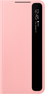 Чехол-книжка Smart Clear View Cover для Samsung S21+ (розовый)